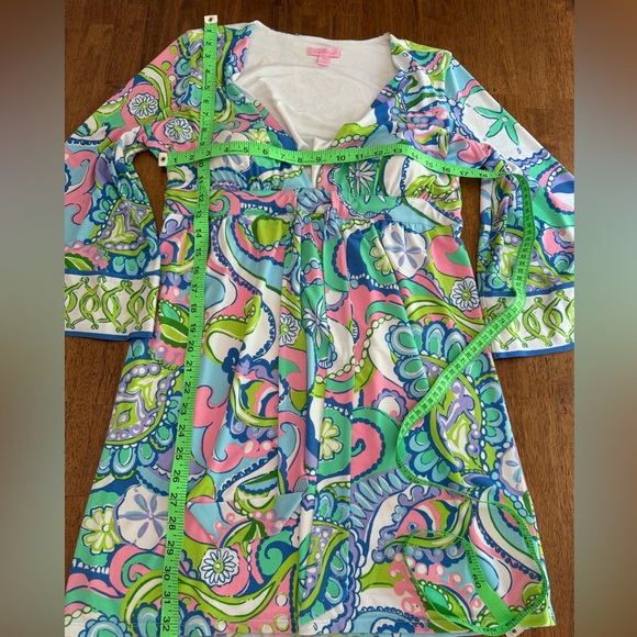 Lilly Pulitzer Tropez Tunic Dress SZ M Multi Conch Republic Engineered - Picture 13 of 14